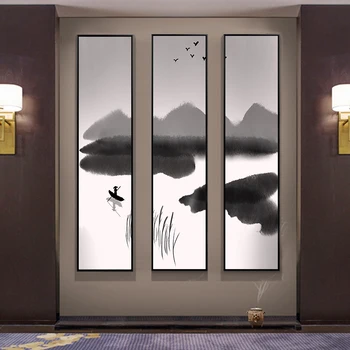 

Chinese Vintage Art Painting Retro Canvas Painting Poster 3 Pcs Print Abstract Wall Art Pictures Home Decor Prints Wall Picture