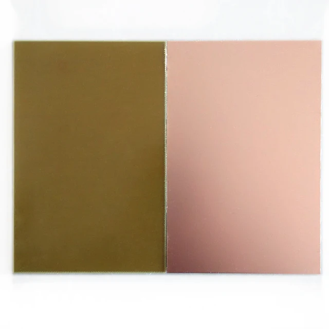 weikedz 5pcs 10cm 15cm blank glass fiber fr4 single side copper clad fr4 sheet