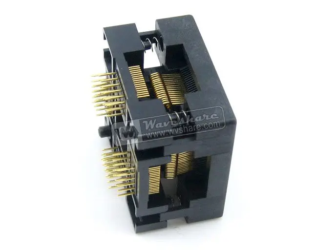 QFP64 TQFP64 LQFP64 PQFP64 OTQ 64 0.5 05 Enplas QFP IC тестовый ожога гнездо 0 5 мм Шаг Размер корпуса 10 5*10
