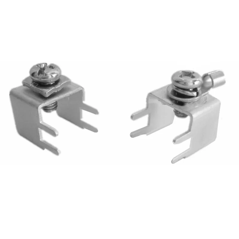 

PCB-95 Horizontal Welding Terminal M4 PCB Fixed Seat Circuit Board Terminal 5*12.5mm 100pcs
