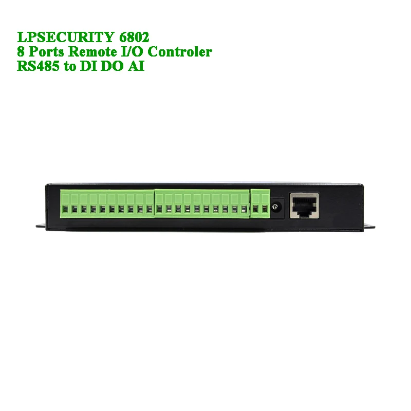 Дистанционный IO контроллер 8 портов RS485 для DI DA AI Modbus RTU протокол цифровой вход выход аналоговый 8 каналов ввода/вывода Модуль ZLAN6802