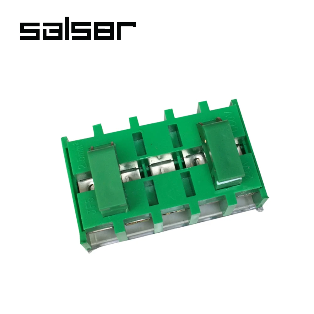 (5 шт.) Φ/5 медные клеммные колодки 25A/5P 660V Φ рельсовый Проводной Двойной 0 5 2