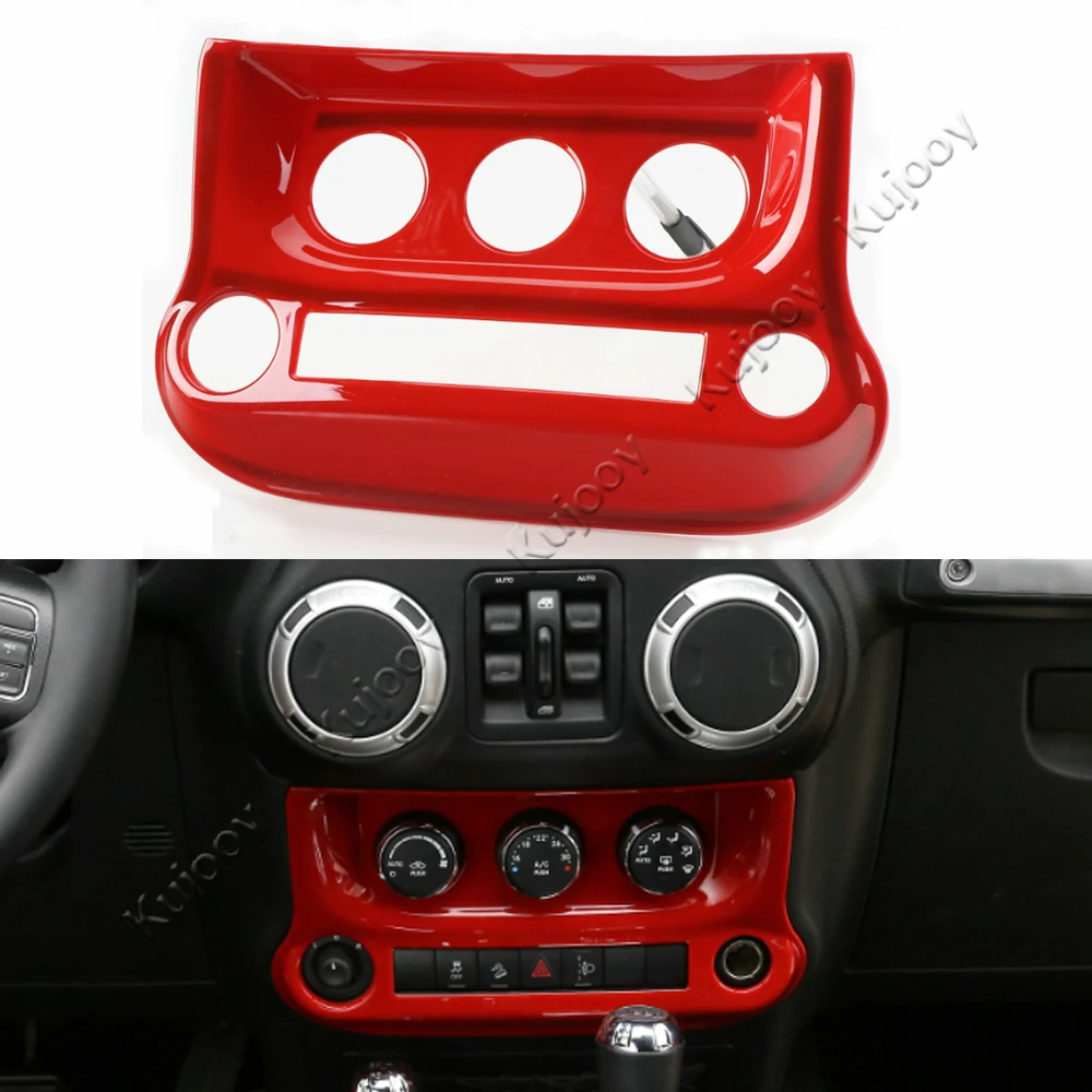 Kujooy Car Air Conditioner Switch Interior Central Dashboard