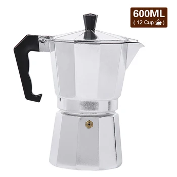 

50/150/300/450/600ML Aluminium Percolator Coffee Maker Pot for Outdoor Tableware Home Office Maker Outdoor Tableware