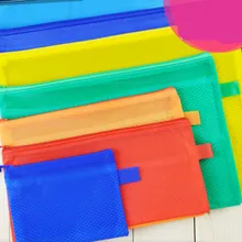 A4/B5/A5/A6 канцелярские принадлежности многослойная молния сумки наборы прозрачная водонепроницаемая обувь из сетчатой ткани, мешки из ПВХ папка офисные школьные принадлежности, блокноты