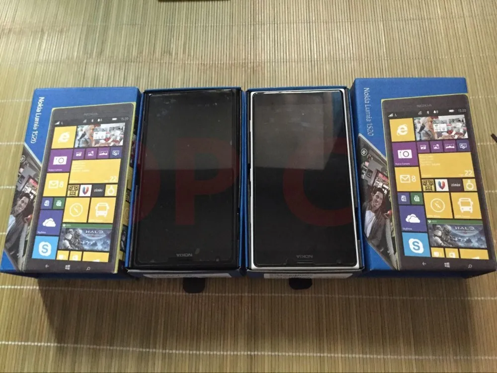 yenilenmis orijinal nokia lumia 1520 windows phone cep telefonu dort cekirdekli 2gb ram 32gb rom 20mp nfc gps wifi unlocked cep telefonu