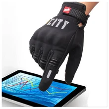 Mad-biker cidade moto rcycle luvas cross-country luvas de dedo cheio moto resistência à queda luvas de tela de toque guantes luvas