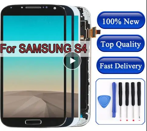 

i545 I9500 i9505 LCD For SAMSUNG Galaxy S4 i9505 LCD Display Touch Screen Digitizer With Frame for SAMSUNG S4 i545 I9500 display