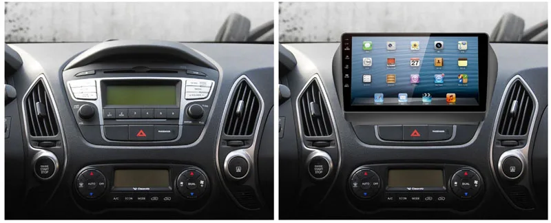 Perfect for Hyundai Ix35 2010-2015 10.1 inch Android car radio 2din 10.1 inch Quad Core GPS Navigation Wifi DVR Camera DVD  Player 5