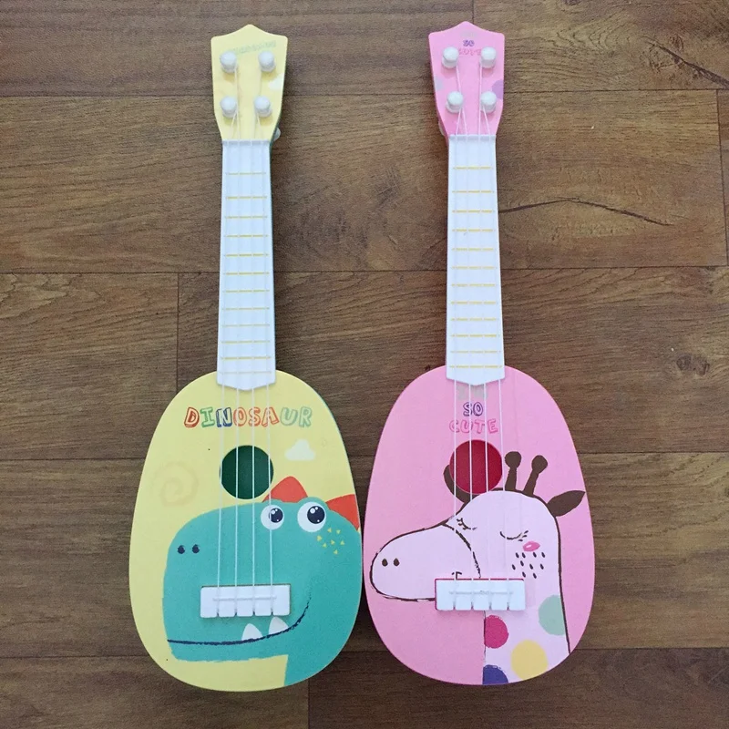 Детский искусственный музыкальный инструмент в укулеле, мини-гитара Мини-укулеле, играющая в образование, музыкальная игрушка для раннего