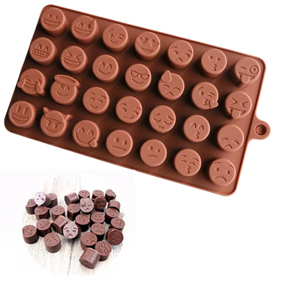 3D Facemile Emoji Creative Silicone Cake Mold Fondant Chocolate DIY Decorative Molds Baking Tools Cute Mould | Дом и сад