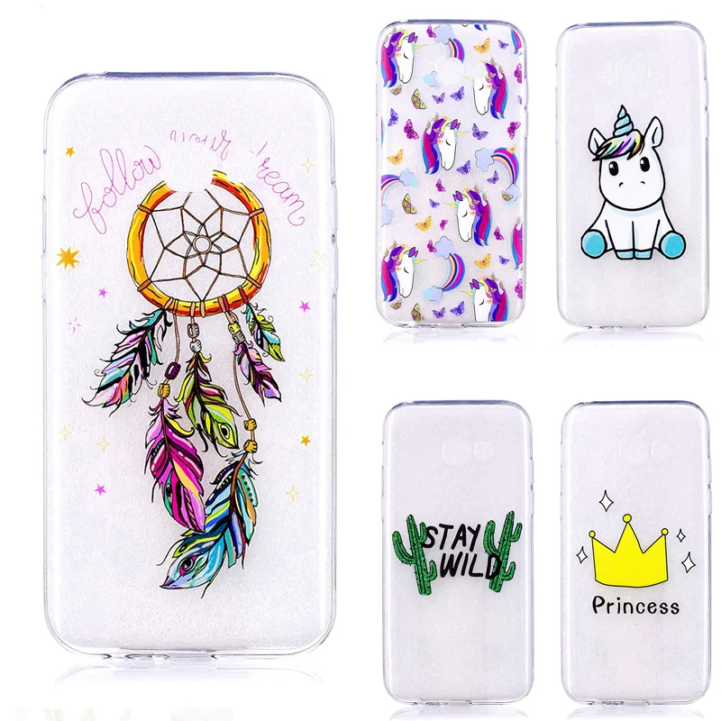 Для Coque samsung Galaxy A3 2017 чехол A320 A320F мягкие ТПУ живопись назад Защитный для