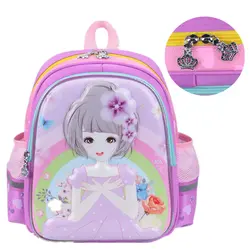 Корейская девушка принцесса мешок милый рюкзак студент рюкзак Водонепроницаемый первый класс детский сад