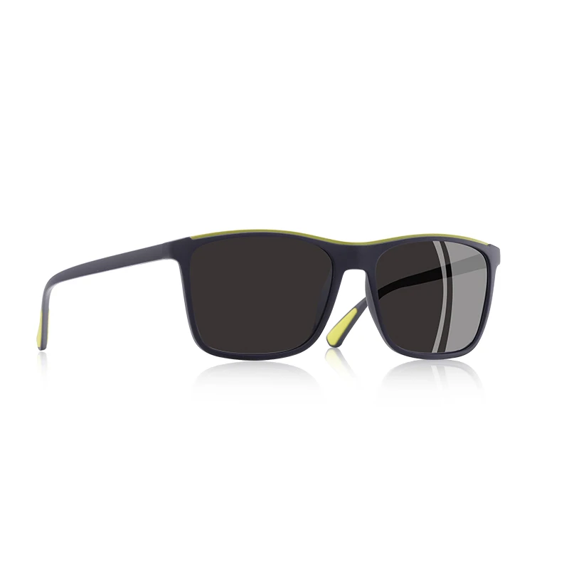 AOFLY, модные поляризационные солнцезащитные очки для мужчин и женщин, Ультралегкая оправа TR90, фирменный дизайн, Винтажные Солнцезащитные очки для вождения, мужские очки, UV400 - Цвет линз: C3 Black Yellow