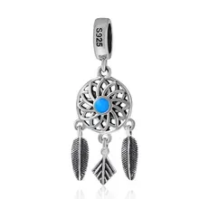 

ChaWin Dreamcatcher Charm with Enamel 925 Sterling Silver Bead fits Pandora Charms bracelets & Necklaces