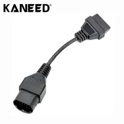 KANEED 17 16 Pin-код для автомобилей Mazda OBDII Диагностический кабель для Mazda 17pin мужской кабеля к OBD 16pin женский адаптер