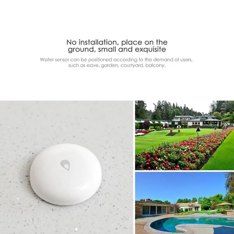 

Smart Home Water Sensor Wireless Water Leak Detection IP67 Waterproof Remote Alarm Immersion Monitor Smart Water Level Sensor