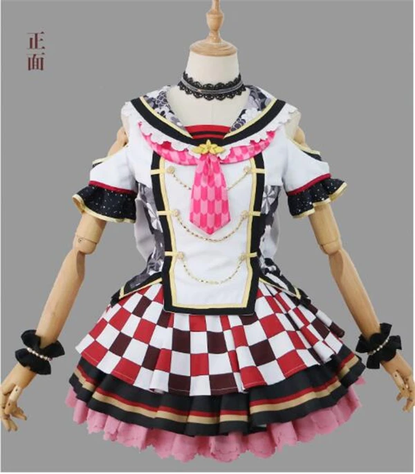 Костюм для косплея Ruby Kurosawa аниме Love Live Sunshine Aqours Новый год Лунный Янтарь платье