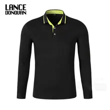 9 однотонных цветов Новинка весна осень Мужская рубашка поло с длинным рукавом 94% хлопок хорошего качества размера плюс XS-3XL