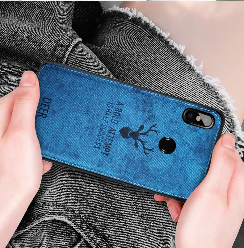 

Luxury 3D Deer Painted Phone Case For Xiaomi Mi9T Pro Redmi K20 Pro 7A Note 7 6 5 Pro 5Plus Cloth Matte Skin TPU Edge Back Cover