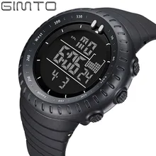Спортивные цифровые часы для мужчин GIMTO резиновые военные армейские часы водонепроницаемые с будильником светодиодные электронные наручные часы Relogio Masculino Hodinky
