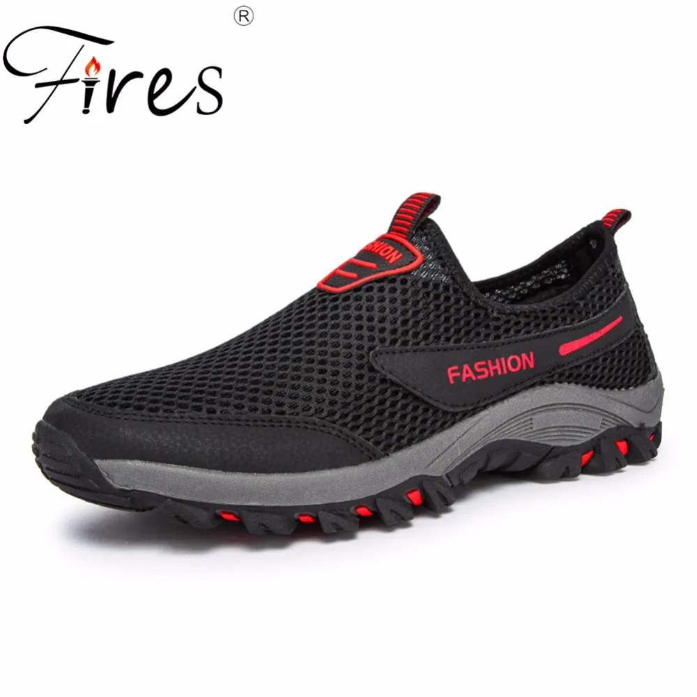 

Fires Men HikingShoes For Women Outdoor Summer Climbing Shoes Air Mesh Sport Sneakers Breathable trekking Wading shoes unisex