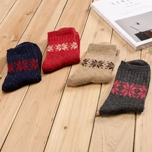 4 пар/лот зимняя женская обувь шерсть Пряжа Утепленные длинные носки без пятки женские Повседневное теплые флисовые запах-доказательство жаккардовая defent холодной Meias