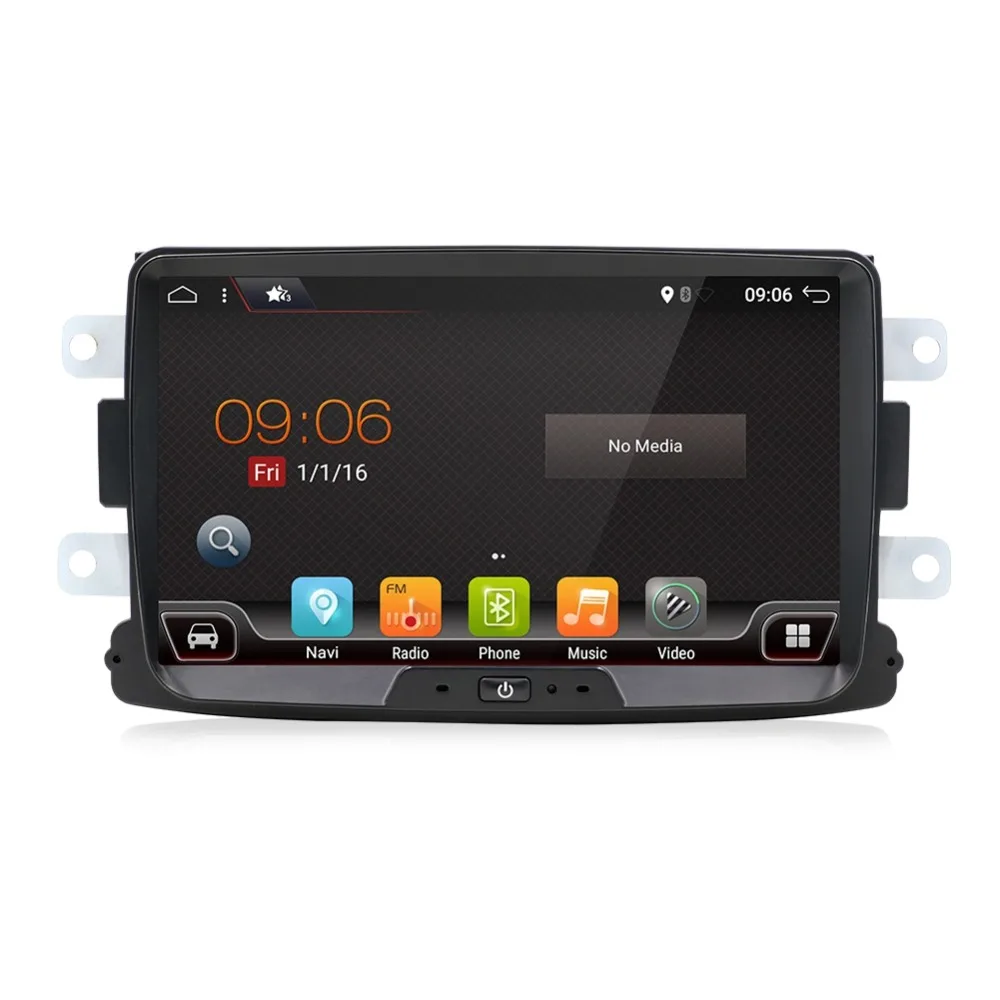 Sale Octa core android 9.0 car dvd for Dacia Lodgy Logan Duster Sandero with 1 din radio gps video wifi navigation multimedia player 1