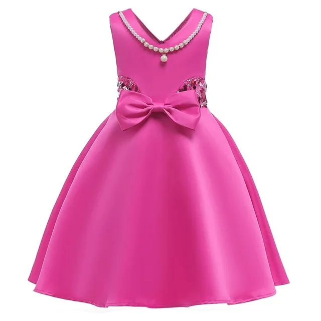Одежда для маленьких девочек; Платье с принтом героев мультфильмов; Vestidos; летние детские праздничные платья принцессы; одежда для детей 8, 9, 10 лет - Цвет: Mei Red