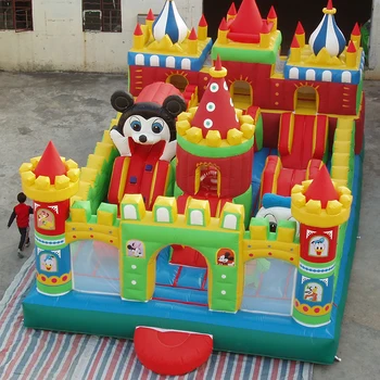 

0.55mm inflatable Cartoon mouse amusement park