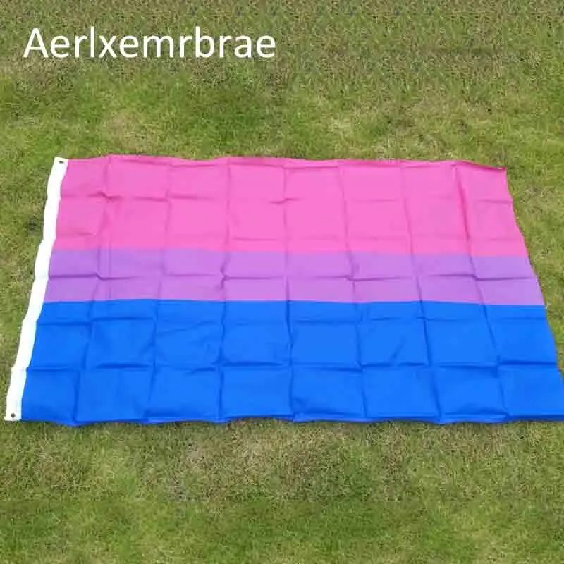 Бесплатная доставка яркий флаг Aerlxemrbrae ЛГБТ размер 90*150 синий Радужный Флаг cmPink