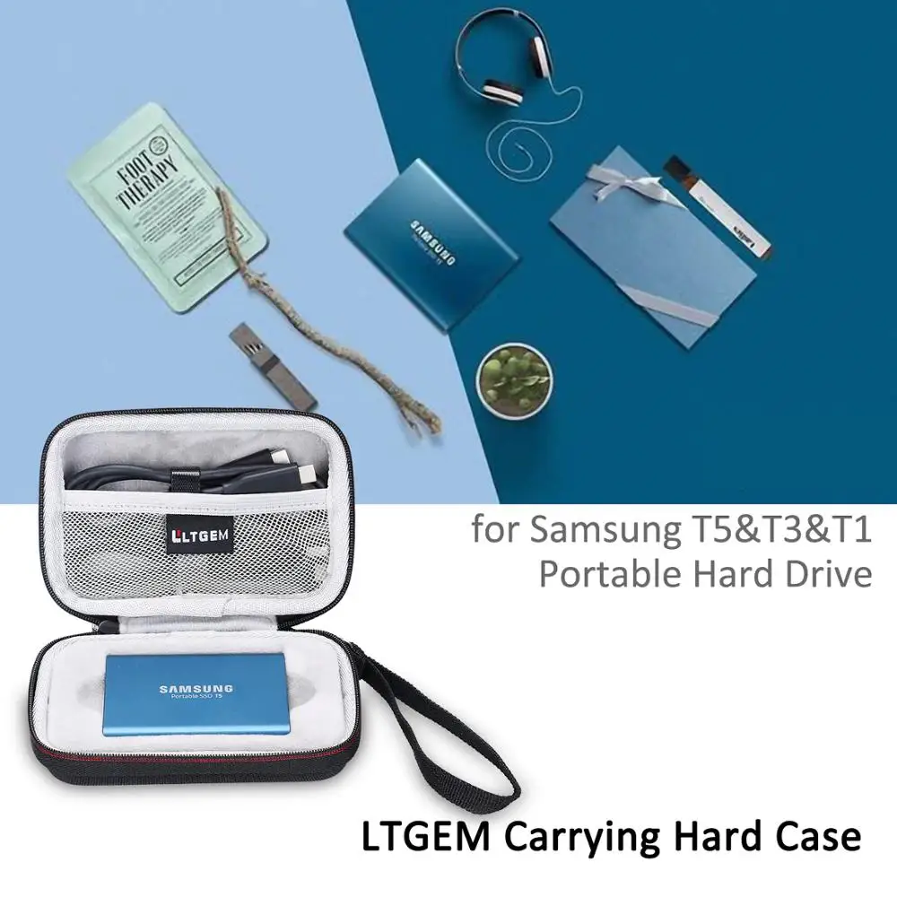 Чехол LTGEM для Samsung T5/T3/T1 портативный 250 ГБ 500 Гб ТБ строительный SSD USB 3 0 внешние