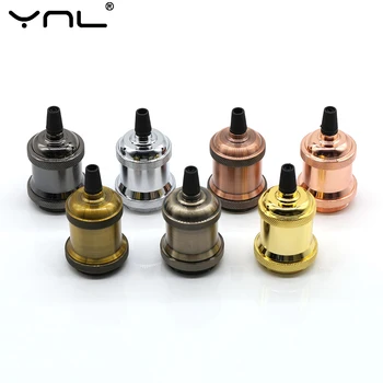 

Lamp Holder E27 220V Aluminum Socket Retro Edison Bulb Holder Lamp Base Screw Vintage Industrial Incandescent Socket