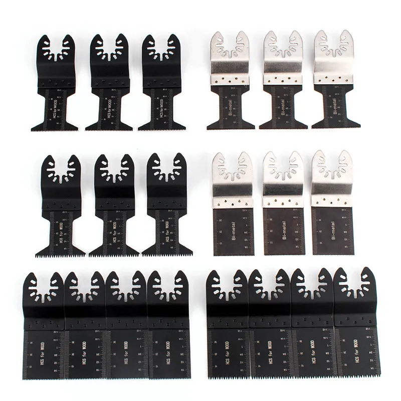  20PCSSet Multi Electric Tools Accessories Saw Blade Oscillating Tools For Opening Cutting Wood Plastic Gypsum Board Glass (2)
