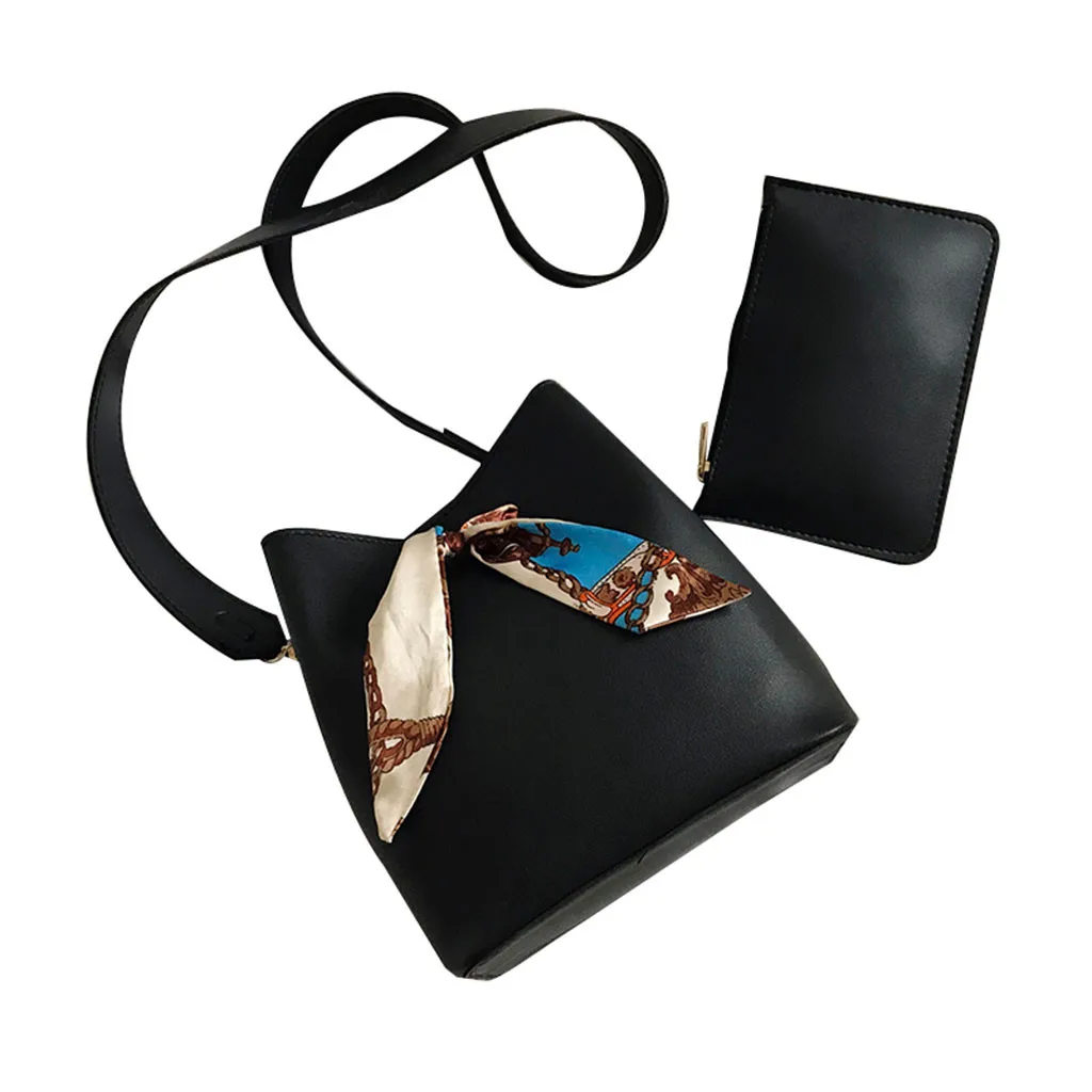 

Maison Fabre Women Messenger Bags Fashion Female Bow PU leather Single Shoulder Bags Ladies Trend Bucket large capacity handbags