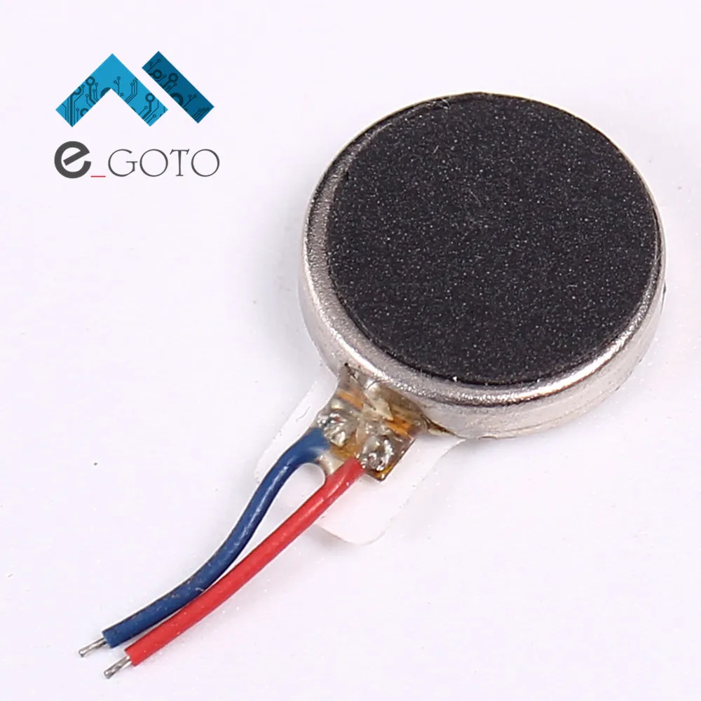 Buy 10pcs DC 3V 1020 Phone Coin Flat Vibrating