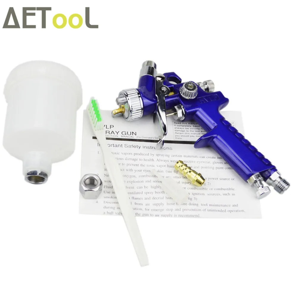 Набор для замены насадки AETool 0 8 мм/1 мм + профессиональный распылитель HVLP мини