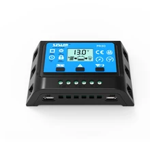 1pc x 30A PR3030 12V/24V LCD PWM Solar Panel Charge Regulator Battery Controller with two USB 5V Charger Backlight