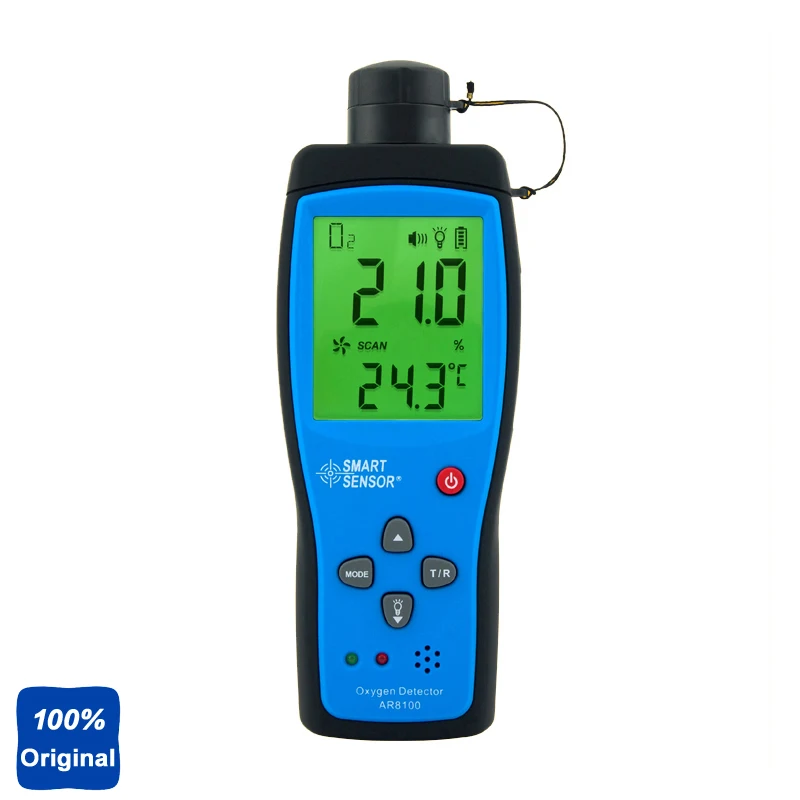 100 Original AR8100 Hand held Oxygen Detectors O2 Testerin Gas