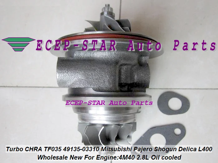Oil cooled Turbo cartridge CHRA Core TF035 49135-03310 49135-03130 For Mitsubishi Pajero Shogun Delica L400 4M40 2.8L (3)