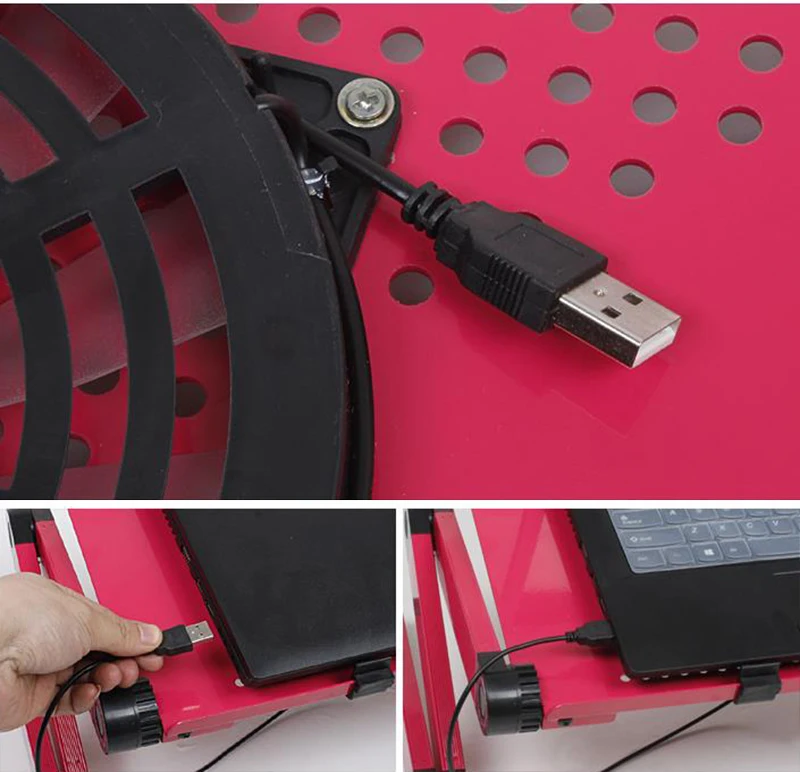 Портативный Регулируемый алюминиевый стол для ноутбука эргономичный ТВ-кровать лоток для ноутбука PC настольная подставка для ноутбука настольная подставка с ковриком для мыши