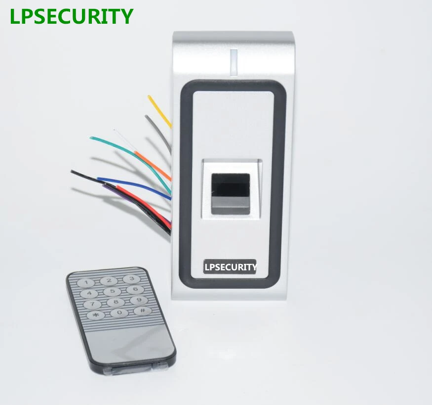 С 10 тегами металлический чехол RFID считыватель сканер пальца система кодов биометрический контроль доступа отпечатков пальцев для дверного замка