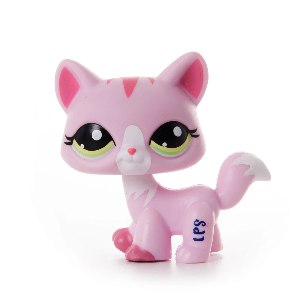 

Lps old collection Pet Shop Lps cat Toys free shipping Short Hair Cat Action Standing Figure Cosplay Toys Children Best Gift