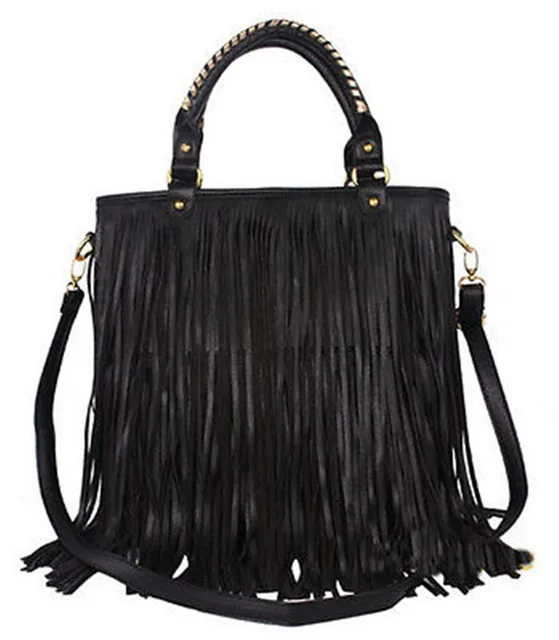 2018 Spring Por S Hanging Bags Street Western Punk Tassel 2018 Spring Por S Hanging Bags Street Western Punk Tassel Fringe Pu Leather Handbag Shoulder Purse