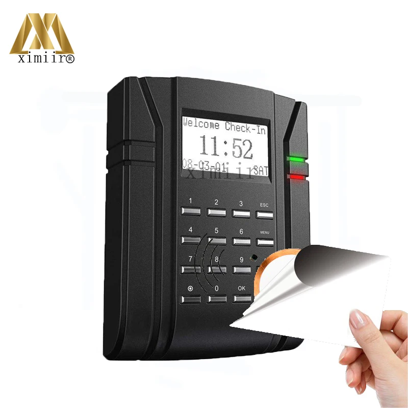 Free Shipping 13.56MHZ MF IC Card Access Control And Time