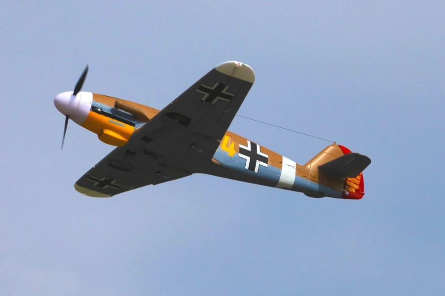 FMS 1400 мм/1,4 м Gaint Warbird Messerschmitt Bf 109 коричневый новейшая версия PNP большие масштабные радиоуправляемые модели самолета BF109