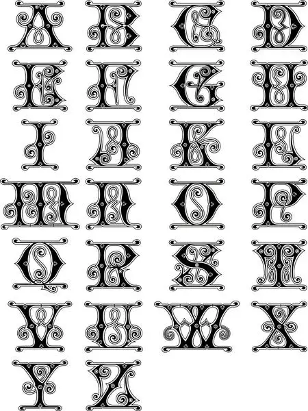 Selo de Cera Selo de Cobre Scrapbooking do Vintage Retro Cabeça Alphets Letras Curlicue Vedação Faça Você Mesmo Casamento - Presente Envelope Selo 26 17 Cheap Selos
