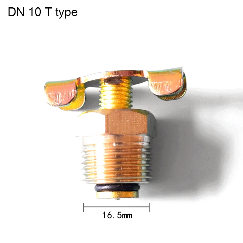 2 шт. воздушный компрессор PT 1/" 3/8" Чистый медный канализационный клапан газовый бак Маленький Насос Сливной клапан воздушный компрессор сливной винт для воды