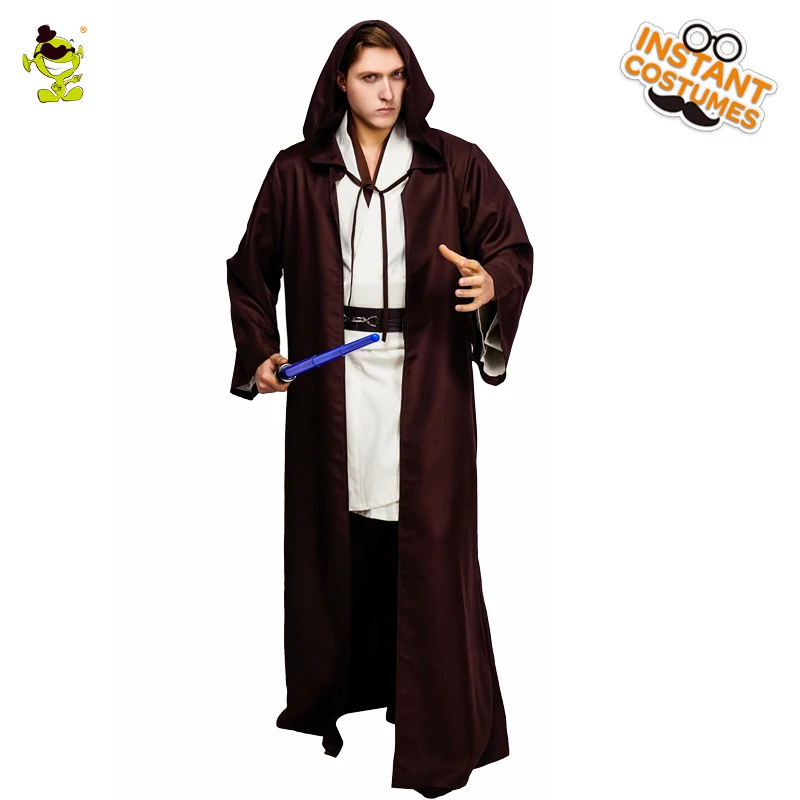 Halloween Men's Jedi Knight Costume Cosplay Hot Movie Knight Clothes