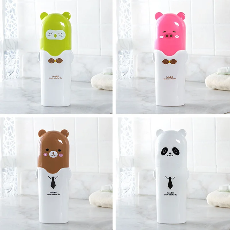 New 2021 Cute Practical Household Towel Toothbrushes Children Holder Outdoor Travel Hiking Camping Tooth Brush Storage Case images - 6